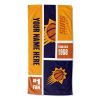 [Personalization Only] OFFICIAL NBA Colorblock Personalized Beach Towel - Phoenix Suns
